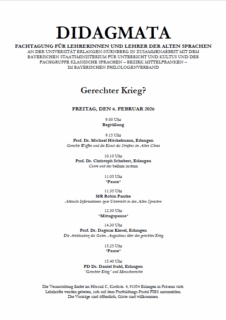 Zum Artikel "Didagmata 2026: Gerechter Krieg?"